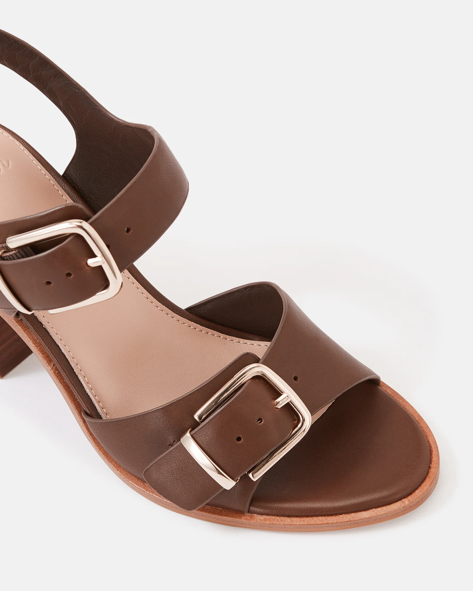 Pipa Syrup Leather Block Heel - Image 3
