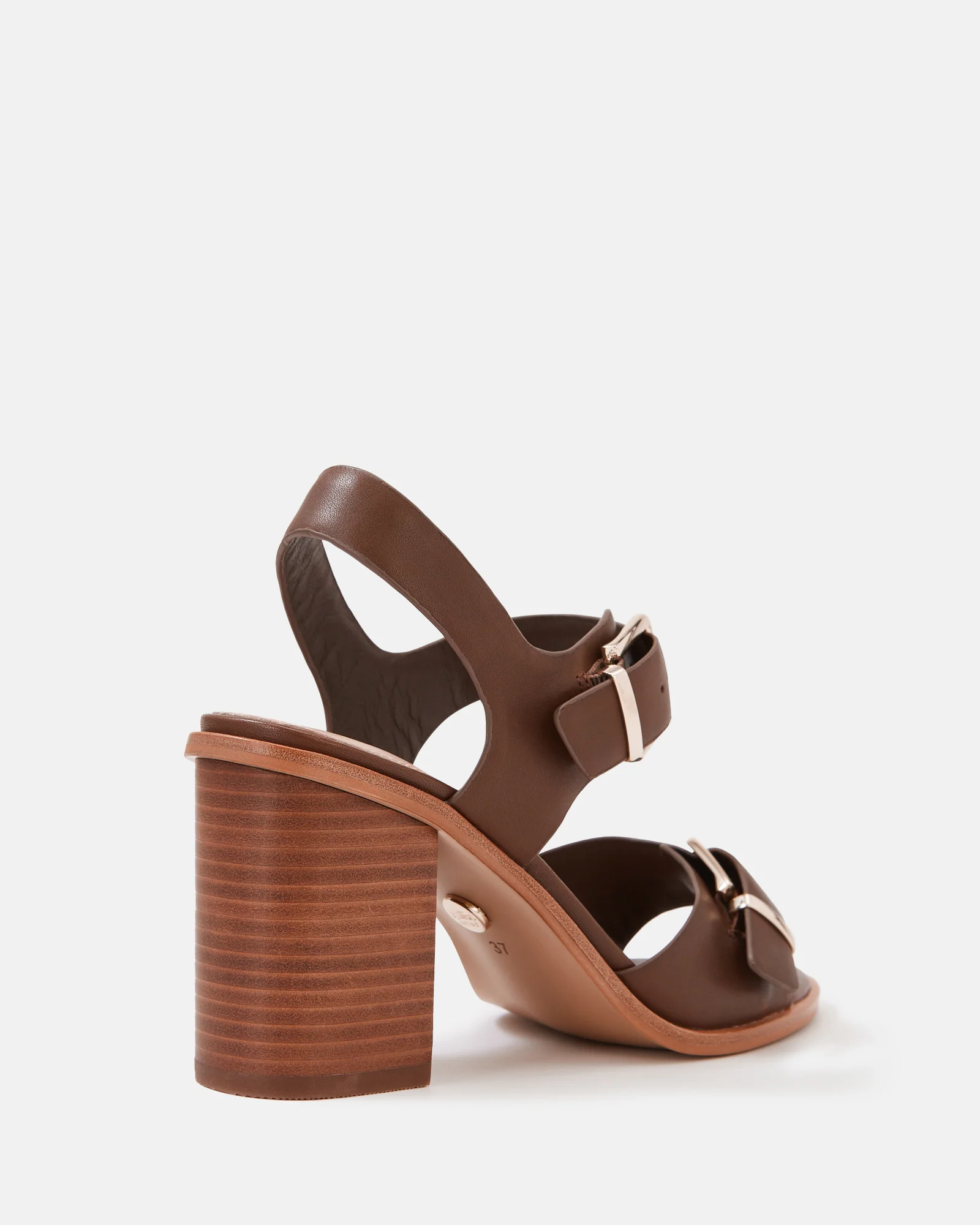 Pipa Syrup Leather Block Heel - Image 4