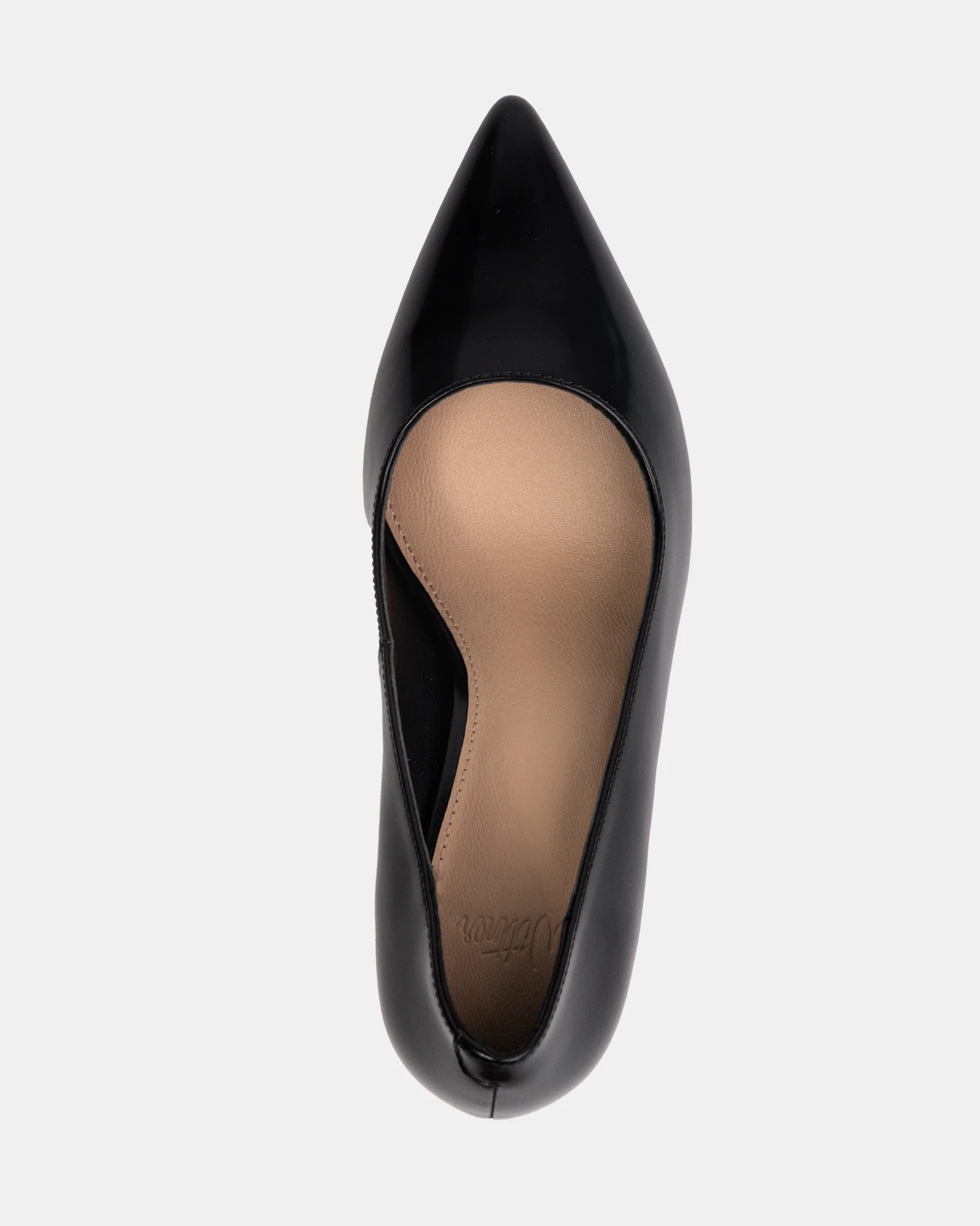 Ravyn Black Shiny Leather Pump - Image 5