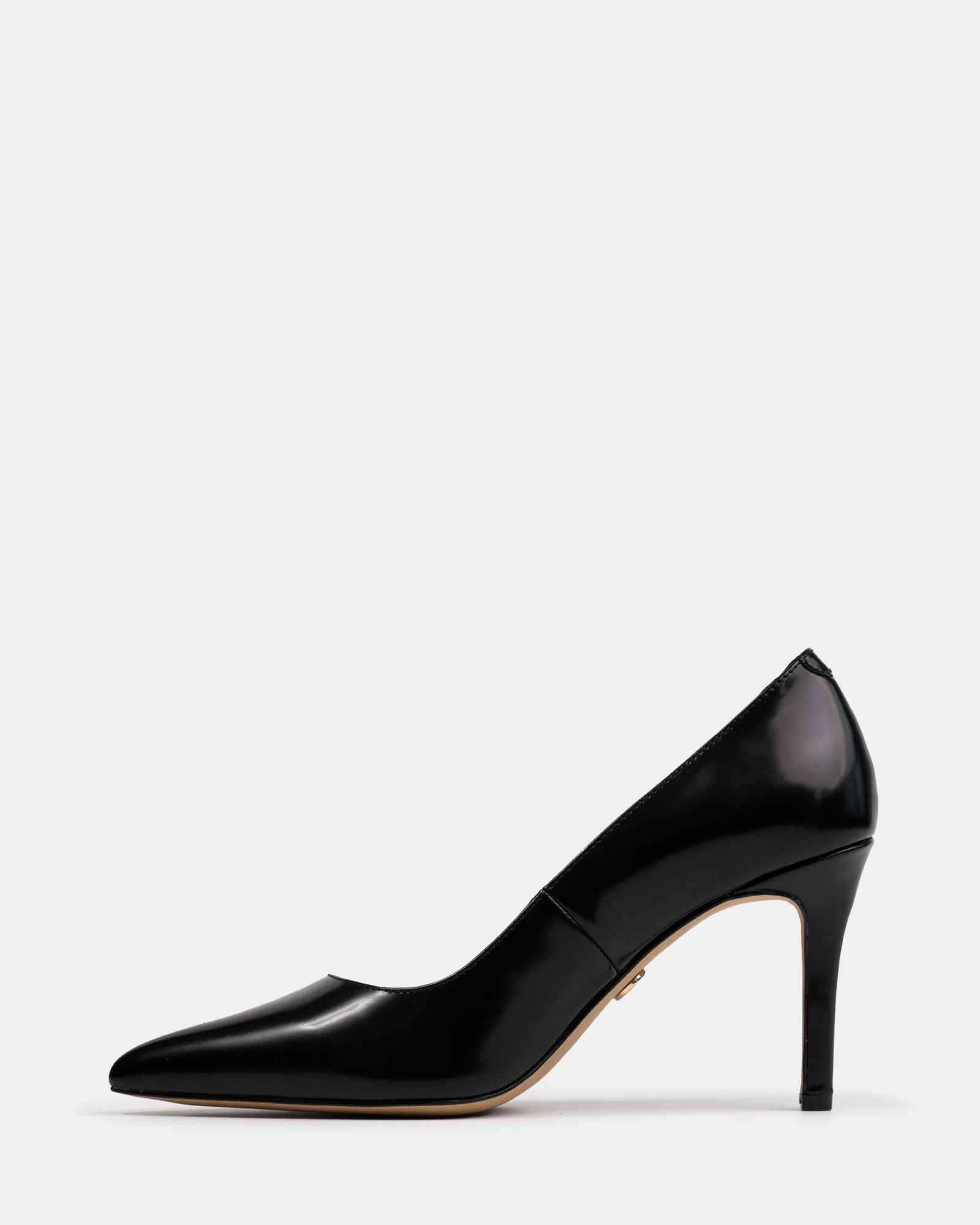 Ravyn Black Shiny Leather Pump - Image 6