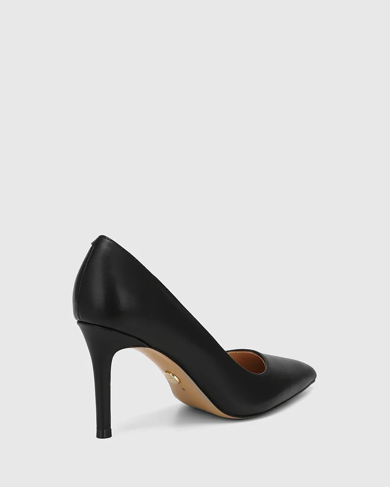 Ravyn Black Leather Pump - Image 4
