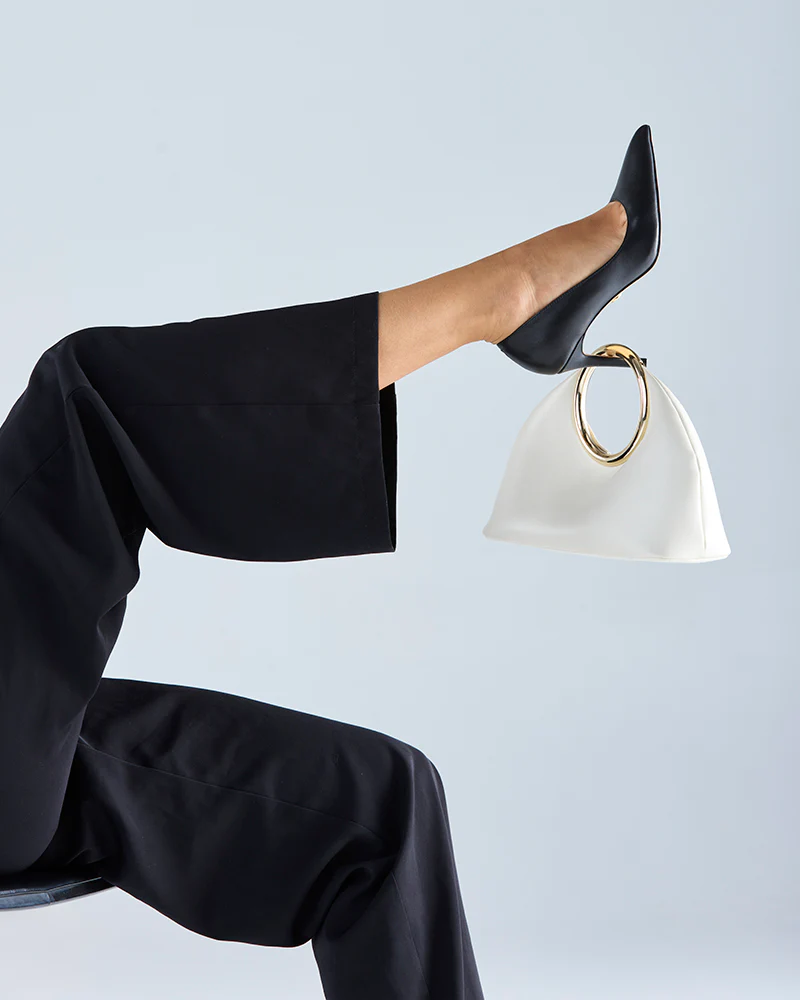 Ravyn Black Leather Pump - Image 8