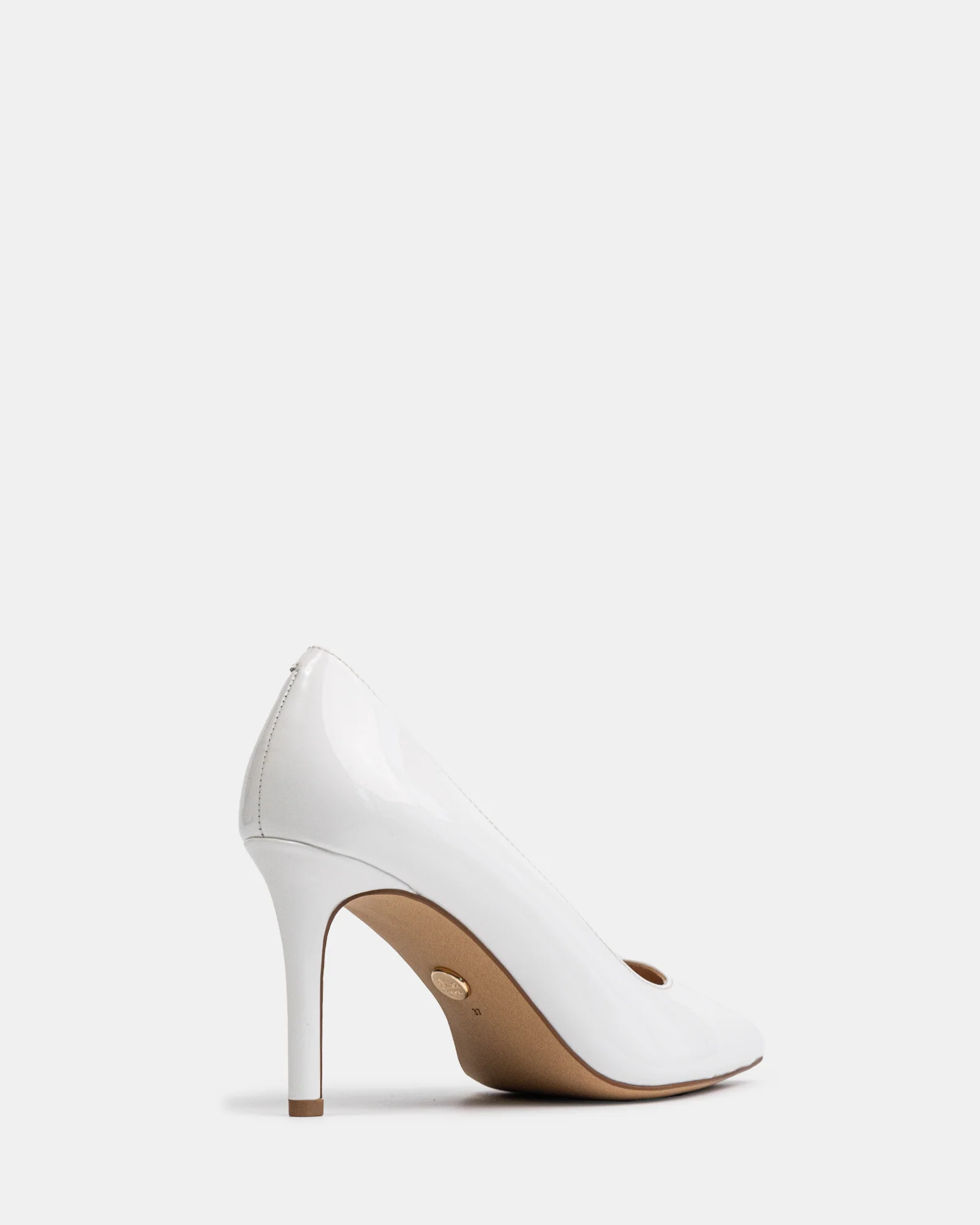 Ravyn Optic White Leather Pump - Image 4