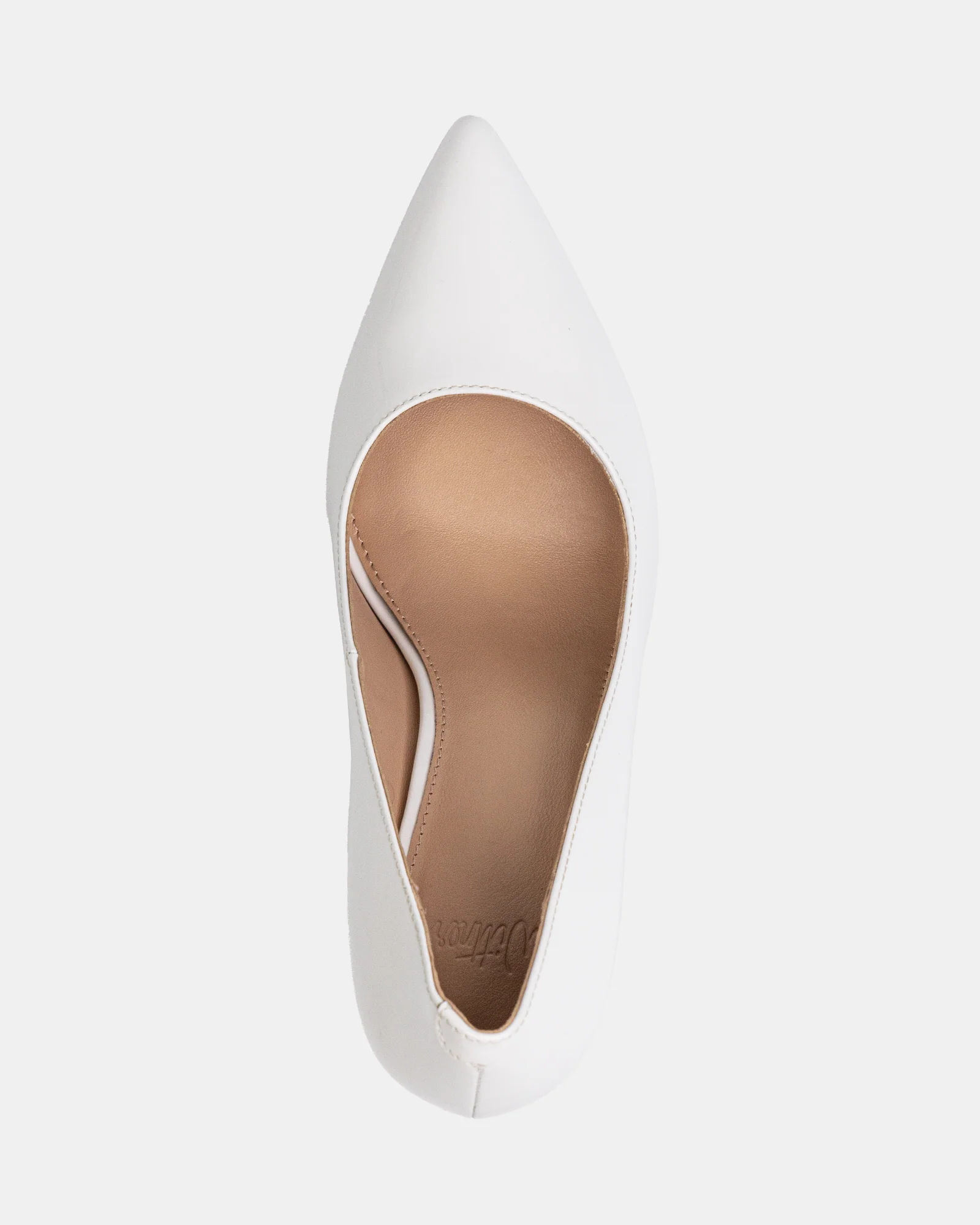 Ravyn Optic White Leather Pump - Image 5