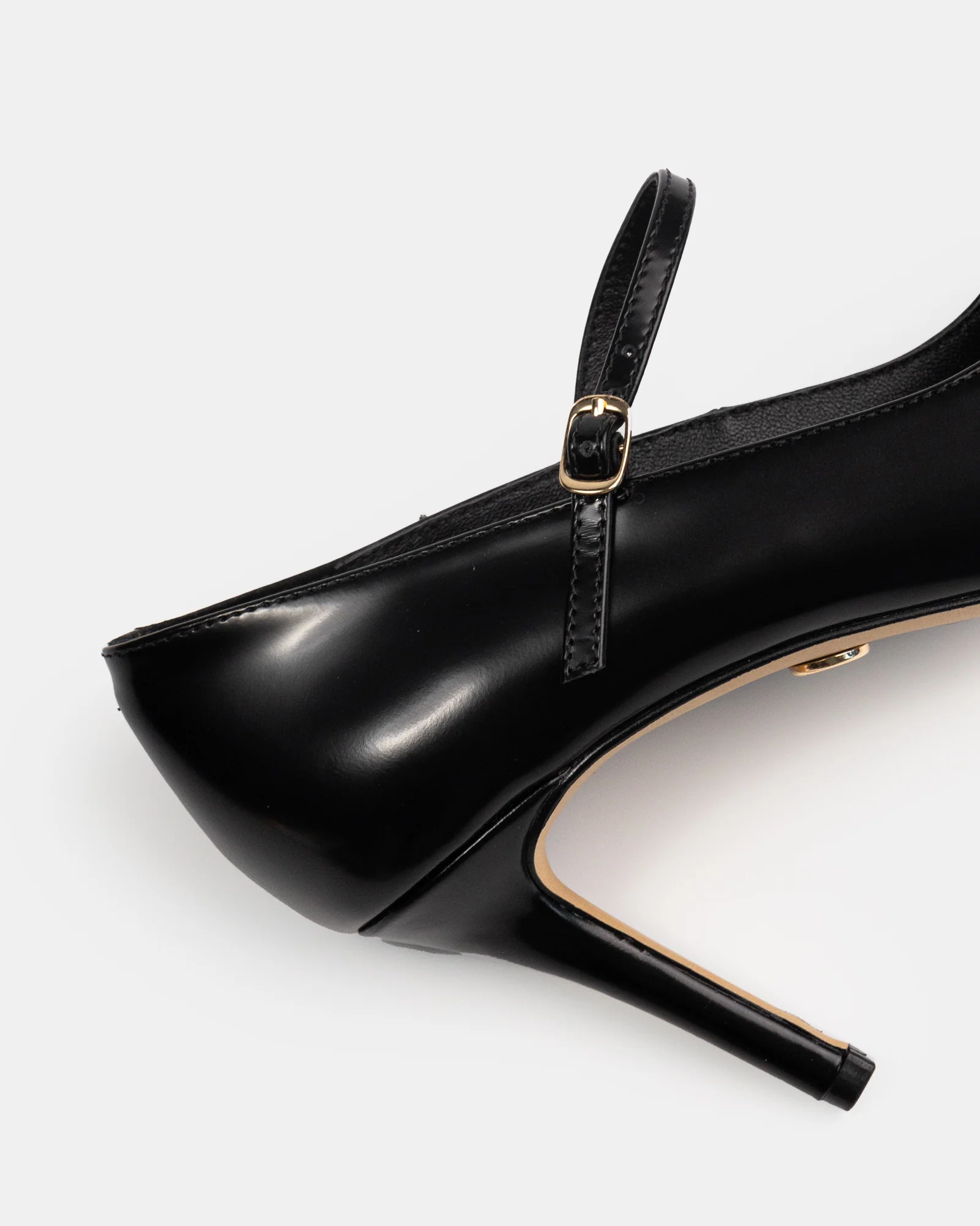 Ryver Black Leather Pump - Image 3