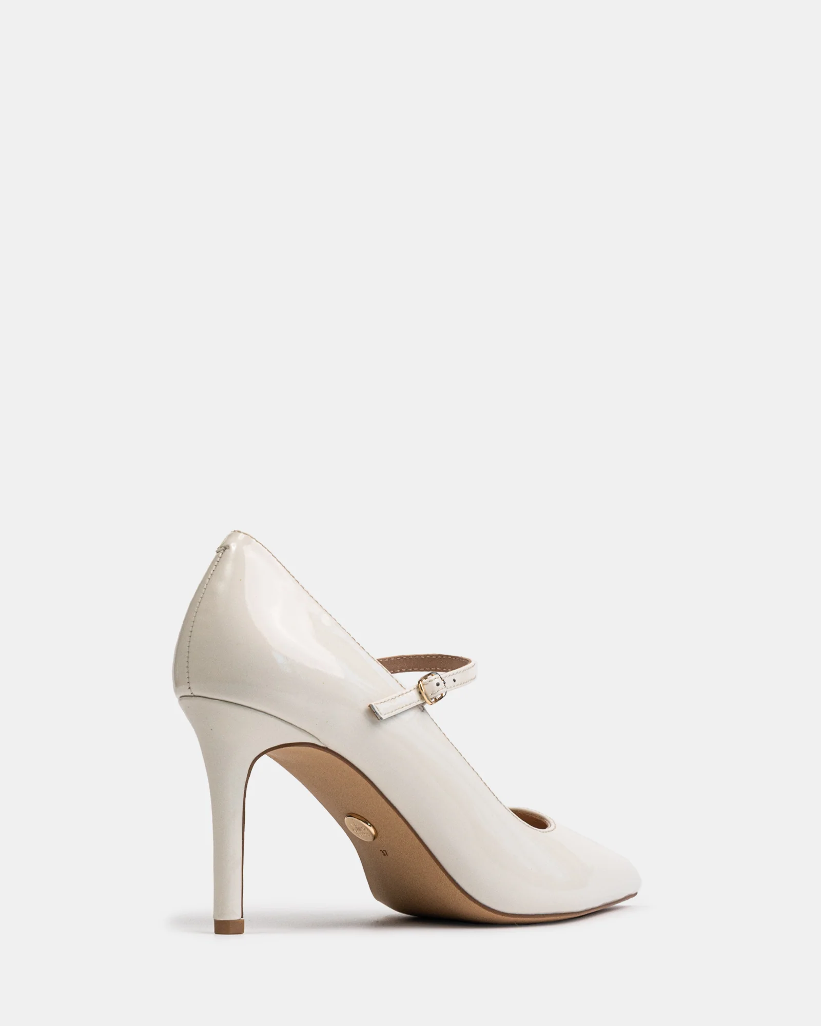 Ryver Off White Leather Pump - Image 4